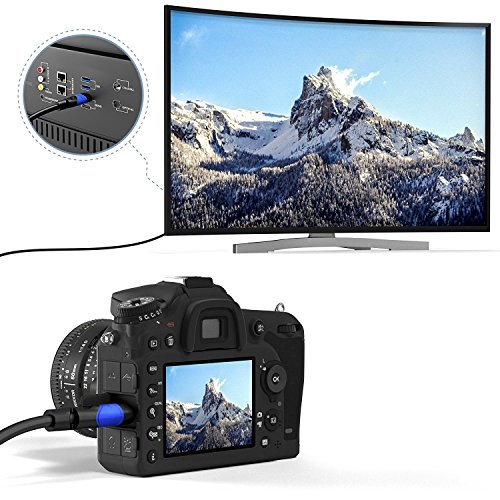 KabelDirekt 5m Mini HDMI Kabel / kompatibel mit HDMI 2.0a/b, 2.0, 1.4a (Ultra HD, 4K, 3D, Full HD, 1080p, HDR, ARC, Highspeed mit Ethernet) – FLEX Series - 4