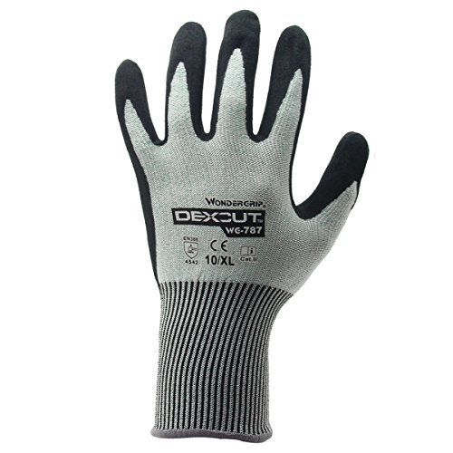 Evilandat-Wonder-Grip-WG-787-Schnittschutz-Arbeit-Handschuhe-Nitril-EN388-Stufe-5-Schutz