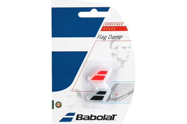 Babolat Flag Damp 700032-189 Lot de 2 antivibrateurs pour Raquette de Tennis