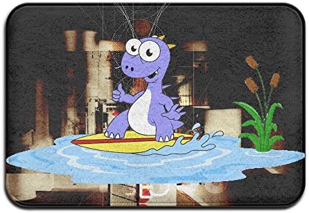 Dragon Surffing Cool Doormats Monogram Doormat