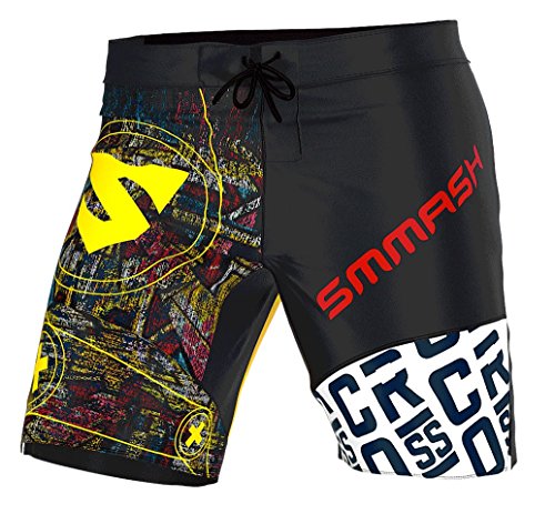 Smmash Hombre Crossfit Compression Pantalones Cortos Graffiti