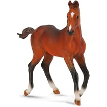 Figurine Cheval Shire Horse Noir - Collecta 88582 - Taille XL - Réaliste - Pour Enfants 3 Ans Et +