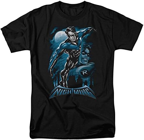 DC Comics Men's Nightwing All Grown up T-Shirt(Medium)