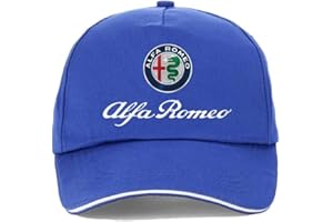 GRFIT Casquette de Baseball en Coton réglable Unisexe pour Alfa Romeo Giulia Stelvio Giulietta 159 147 156 Casquette Plate avec Logo de Voiture d'équipe