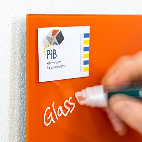 Smart Glass Board Pizarra de cristal magn tica Tablero de notas magn tico en vidrio 2 Imanes SuperDym 60 x 40 cm Naranja Smart Glass Board Pizarra de cristal magn tica Tablero de notas magn tico en vidrio 2 Imanes SuperDym 60 x 40 cm Naranja