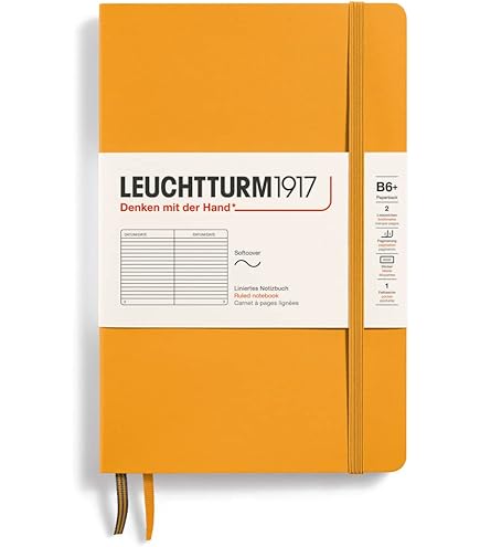 Carnet Notes LEUCHTTURM1917 A6 - 123 Pages Numérotées Papier 80g/m² Avec Signets Et Pochette