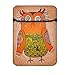 Snoogg Cute Owl On Real Cardboard Background Lacy Bird On Paper 12 Inch Laptop Case Flip Sleeve Bag Computer Cover RS.499.00