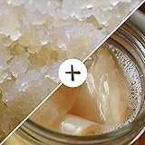 40 grs. de nódulos frescos de Kéfir de Agua artesano de Primera Calidad + 1 disco (scoby) de Kombucha artesana de Primera Calidad (Cultivados con los métodos de antaño). Además, con la compra de este pack, te llevarás de regalo uno de nuestros llaveros sonrientes de peluche.
