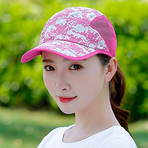 The Summer Sun Hat- Bucket Summer Sun Hat Men And Wild Baseball Cap Breathable Net Yarn Getaways Sun Hat Outdoor Climbing To The Visor, Adjustable, The Red