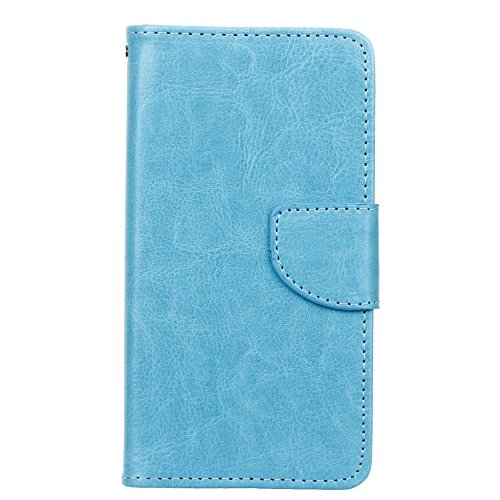 Samsung Galaxy A5 ( 2016 ) Schutzhülle Leder Hülle, Alfort 3 in 1 Flip Fashion Design Dual Use Falten Premium PU Leder Flip Mappen Kasten Abdeckung für Samsung Galaxy A5 / A510F ( 2016 ) 5.2″ ( Blau ) + Netter Staub Stecker + Schwarz Stylus Pen - 4