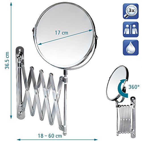 Tatkraft 4742943011106 Spiegel, chrom, silber, 22.8 x 19.60 x 6.6 cm