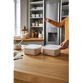 Smartware 2'Li Set No Frost Saklama Kabı Latte 700 ML