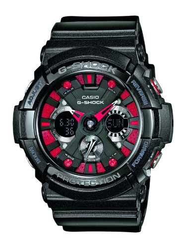 Casio Herren-Armbanduhr XL Analog Quarz Resin GA-200SH-1AER Casio Herren-Armbanduhr XL Analog Quarz Resin GA-200SH-1AER