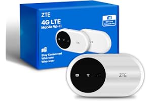 ZTE U10, Wi-Fi 6/ Mobile Wi-Fi, billig olåst bärbar åtkomstpunkt, ansluts till 32 enheter, 2 000 mAh batteri, inbyggd antenn för förbättrade hastigheter, SIM-kort