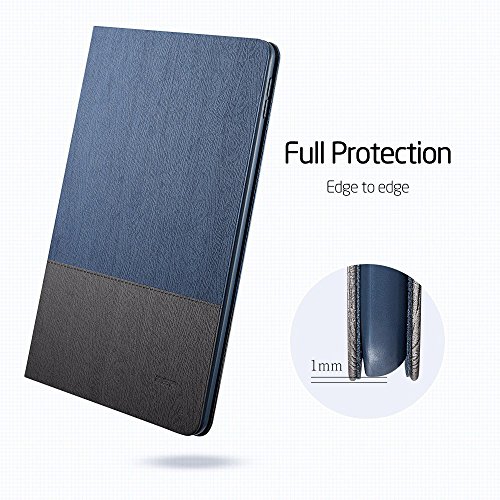iPad Pro 10.5 Hülle, ESR® Auto aufwachen / Schlaf Funktion und Einstellbarem Blickwinkel Funktion Schutzhülle für iPad Pro 10.5 (Marineblau) - 4
