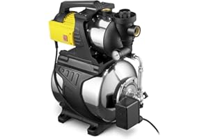 TROTEC Bomba de Agua Doméstica TGP 1050 E aspersor para césped Bomba de jardín 1000 W 3300 l/h Capacidad acero inoxidable