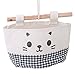 Produktbild MINGMO Hängende Aufbewahrungstasche Wasserdichte Baumwolle Leinen Hanging Organizer Container Tür Einstecktuch Tasche,3