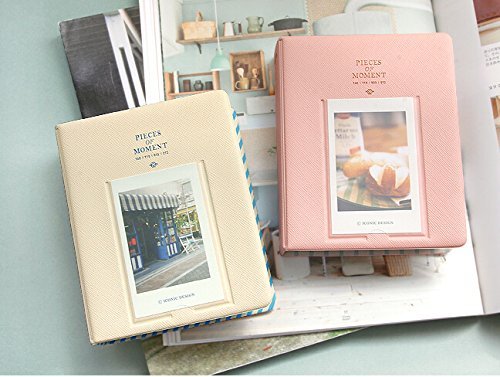 Lookout 64 Taschen Mini Album Fall Speicher für Polaroid Foto Fujifilm Instax Film Größe (Pink) - 5