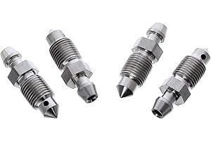 BIGG RED M10 X 1 34mm Acciaio Inox Freno Spurgo Viti Raccordi (4)