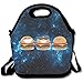 Produktbild Cheeky Burger mit Sonnenbrille, große und dicke Neopren-Lunch-Taschen, isoliert, warm, mit Schultergurt, für Damen, Teenager, Mädchen, Kinder, Erwachsene