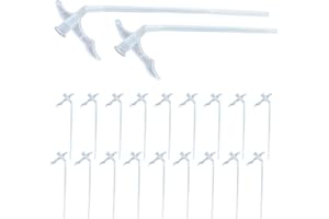 Zaky Sprühschaumdüsen Montageschaum Aussprührohr Lang Aussprührohr Ersatzrohr für DIY Sprühschaum 80 Stück