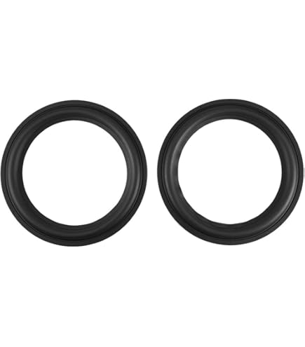 2 Bordi In Gomma Per Altoparlante 5.5 Pollici (143mm) - Ricambio Woofer, Surrounded Cerchio