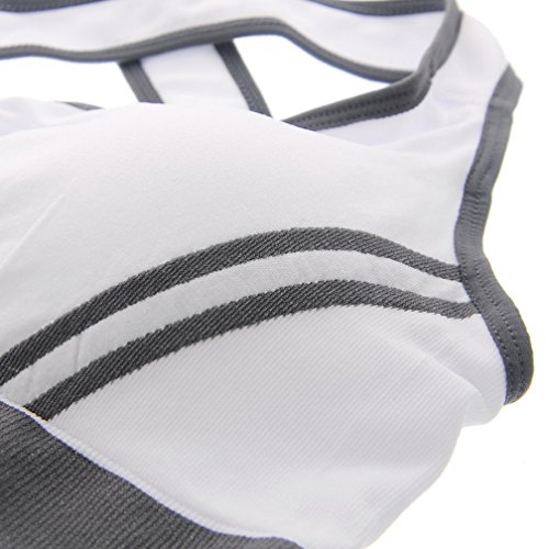 Jewelry_Awesome Komfort Damen Starker Halt Gepolsterter Push up Ohne Bügel Sport BH Bustier Sports Bra Top Für Yoga Fitness-Training - 2