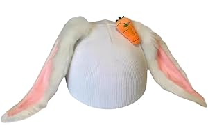 Ronyme Housse de Casque de Ski avec Oreilles de Lapin - Décoration Amusante pour Casque de Ski - pour Sports d'hiver en Plein air