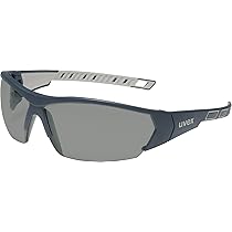 Lunettes De Sécurité Uvex I-Works - Approuvé Selon Les Normes En 166 &172 - Verres Antibuée - Résistant Aux Rayures - Produits Chimiques - Protection Solaire UV400 - Léger