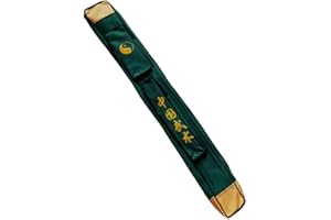 SHULI Sacs d'épée de 43 Pouces - Étui de Transport pour épée Étui de Transport Multifonctionnel pour Arts Martiaux Tai Chi avec bandoulière- Green