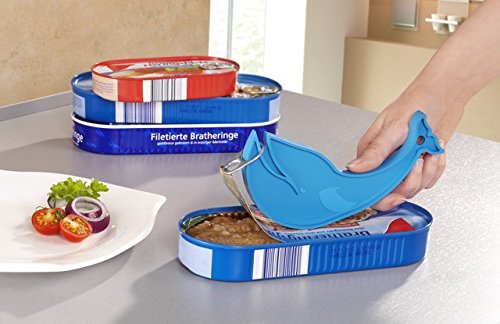 Ruco V250 Fischdosenöffner Kunststoff, 17 x 7 x 1 cm, blau - 2