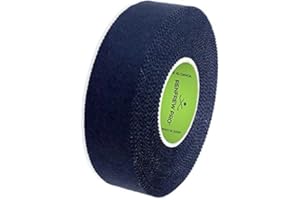 Renfrew Pro Cloth Hockey Tape - Nastro per mazze da hockey su ghiaccio, 24 mm, 45 m, colore: Nero