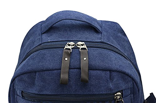 0159 # Qualitativ Leinwand Notebook Laptop Tasche Rucksack Herren & Frauen Casual Rucksack Bag 43,2 cm Anzug für 14/15,6/43,2 cm Laptop grün 17inch - 3