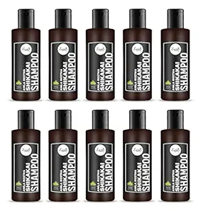 Luster Amla Reetha Shikakai Shampoo | Enriched With Amla Extracts | Shampoo For Hair Fall Control & Hair Growth | Hair Treatment For Women & Men (Sulphate & Paraben Free) - Pack of 10-210ml each