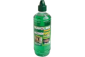 DIAVOLINA ACCENDIFUOCO Liquido BIOGEL ML 750 per CAMINETTI E Barbecue