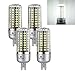 Produktbild GreenSun LED 4er G9 7W 72*5736SMD LED lampe Leuchtmittel Birne Mais Glühbirne Glühlampe Strahler Energiesparlampe Licht Beleuchtung Bulbs 85-265V Kaltweiß(6000-6500K)