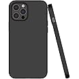 ZOOK Iphone 12 | 12 Pro Soft Silicone Case Double Layer Anti Scratch Cover (Black)