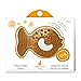 CaaOcho Baby - All-Stage Natural Rubber Teether Fish - BPA, Phthalates, PVC, Nitrosamine Free