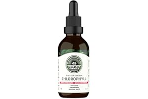 FOUR LEAF FARMACY Liquid Chlorophyll Drops for Water - British-Grown Chlorophyll - High Strength Chlorophyll Liquid 6000mg - Made in UK - 2 Month Supply