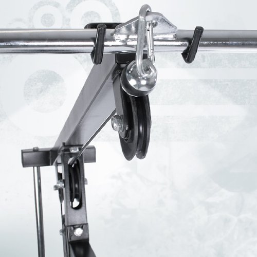 Fitnessstation inkl. 40kg Gewichte, Kraftstation für kompett-Workout auf kleinstem Raum - 4
