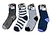 12 Paar Kids Jungen Socken Kinder Strümpfe 90% Baumwolle Bunt Gr. 23-38 + Silikon Armband A.1000 (35-38)