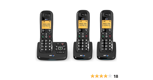 Bt Xd56 Trio Cordless Phones With Answering Machine And Nuisance Call Blocker Amazon Co Uk Electronics Photo