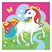 Produktbild 20 Servietten * REGENBOGEN EINHORN * für Kindergeburtstag oder Motto-Party // Napkins Unicorn Traumwelt Fantasy Kinder Geburtstag