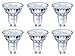 Produktbild 6x Philips LED Glass GU10 50w A+ Dimmable Spot Light Bulbs Lamp 350lm Warm White