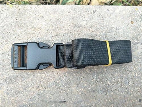Heavy Duty Luggage Nylon Straps for Backpack Suitcase Belts Quick Realese Bag Buckle Adjustable Travel Accessories Black Replacement Shoulder Straps (type 3)