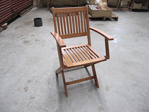 forestfox Boston Folding Arm Chair. Garden or Conservatory Seating. Portable for Festivals