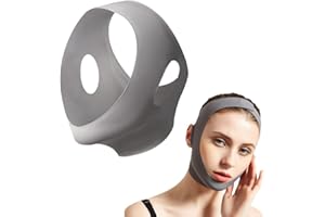 MKVZIYE Doppio Mento Maschera Viso,Maschere Riutilizzabili a V,Fascia per il lifting del viso,per il viso Per Facciale a forma di V per viso rassodante