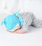 Hosaire Baby Bandana Mütze Geifer Baumwolle Lätzchen Beißringe Lätzchen Baby Dreieck Lätzchen Zahnen Lätzchen Speichel Handtuch Cap,Blau - 5