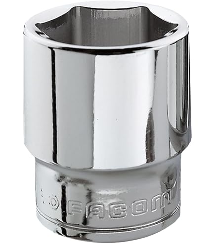 FACOM Steckschlüssel 1/4 Zoll, 10 Mm, Extra Lang – 12-Kant Für Mehr Halt, Perfekt Für Schwer Zugängliche Stellen
