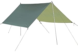 Mountain Warehouse Tarp - 2.85X2.85M, Water Resistant Tent Tarpaulin, Ripstop Fabric Sheet - Best for Summer, Canvas, Hiking, Camping & Outdoor